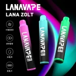 拋棄式/一次性電子煙線上購買 Lana Zolt 8000口一次性電子菸