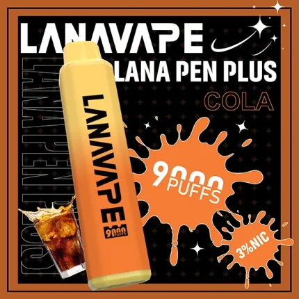 一次性電子煙 LANA PEN PLUS 9000口 22種口味 可樂