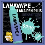 一次性電子煙 LANA PEN PLUS 9000口 22種口味 桂花茶