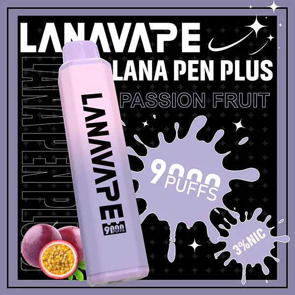 一次性電子煙 LANA PEN PLUS 9000口 22種口味 百香果