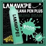 一次性電子煙 LANA PEN PLUS 9000口 22種口味 綠豆