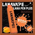 一次性電子煙 LANA PEN PLUS 9000口 22種口味 芒果