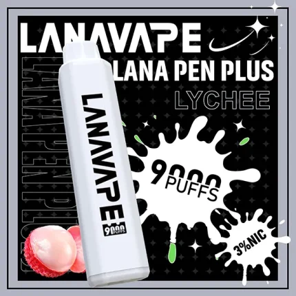 一次性電子煙 LANA PEN PLUS 9000口 22種口味 荔枝