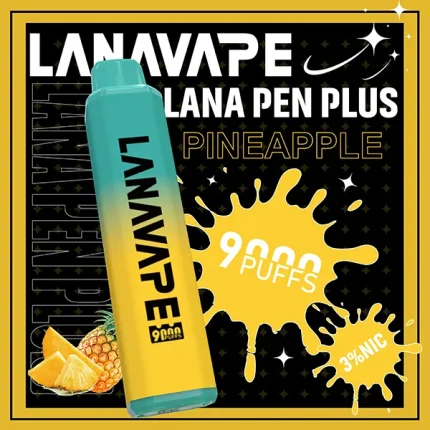 一次性電子煙 LANA PEN PLUS 9000口 22種口味 菠蘿