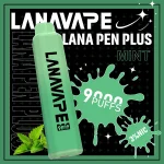 一次性電子煙 LANA PEN PLUS 9000口 22種口味 薄荷