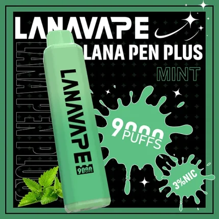 一次性電子煙 LANA PEN PLUS 9000口 22種口味 薄荷