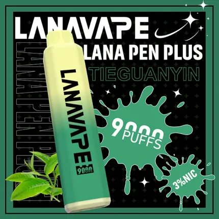 一次性電子煙 LANA PEN PLUS 9000口 22種口味 鐵觀音