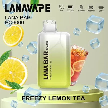 一次性電子煙 Lana Bar BC 6000口 16種口味 檸檬茶