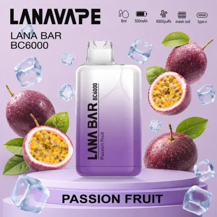LANA 一次性電子煙 Lana Bar BC 6000口 8ml 500mAh Type-C 16種口味