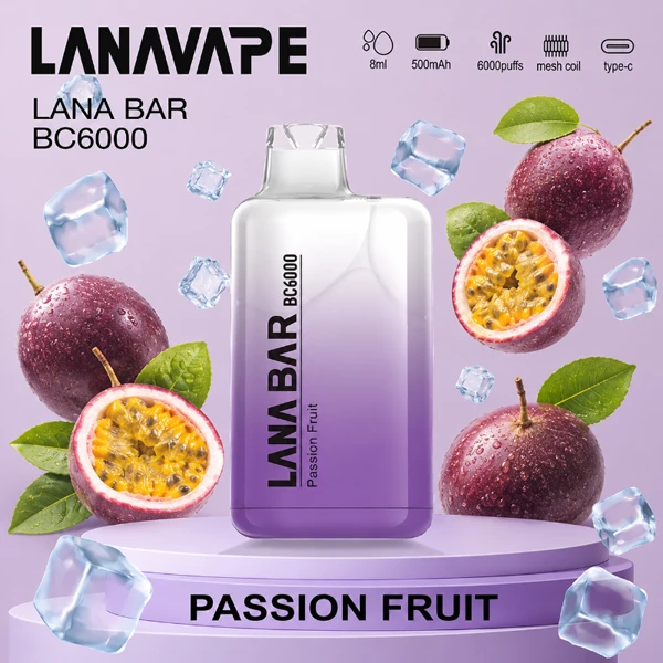 LANA 一次性電子煙 Lana Bar BC 6000口 8ml 500mAh Type-C 16種口味