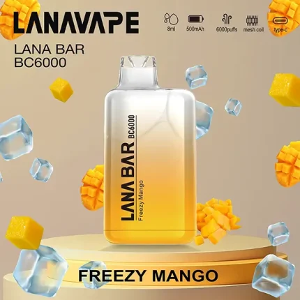 一次性電子煙 Lana Bar BC 6000口 16種口味 芒果