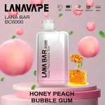 一次性電子煙 Lana Bar BC 6000口 16種口味 蜜桃泡泡糖