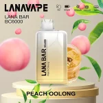 一次性電子煙 Lana Bar BC 6000口 16種口味 蜜桃烏龍茶