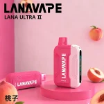 一次性電子煙 Lana Ultra II 16000口 22種口味 桃子